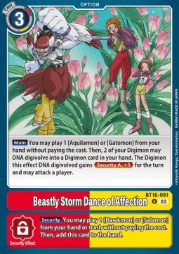 Beastly Storm Dance of Affection (BT16-091)