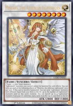 Minerva, the Athenian Lightsworn (V.1 - Ultra Rare)