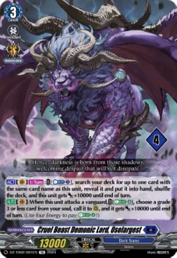 Cruel Beast Demonic Lord, Oselargest [D-Format] (V.2 - Trial Deck)