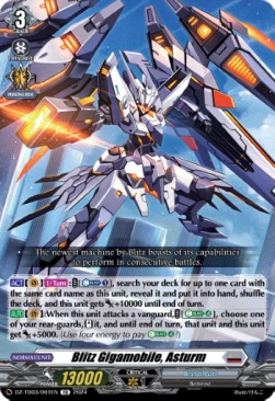 Blitz Gigamobile, Asturm [D-Format] (V.1 - Trial Deck)