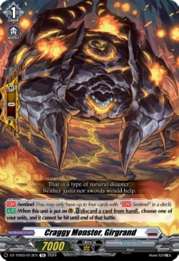 Craggy Monster, Girgrand [D-Format] (V.1 - Trial Deck)