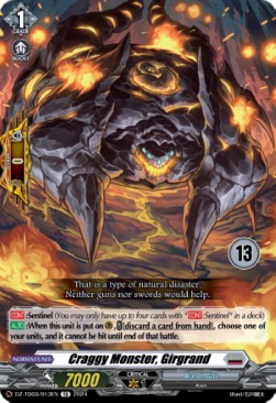 Craggy Monster, Girgrand [D-Format] (V.2 - Trial Deck)