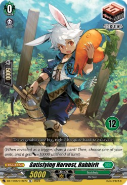 Satisfying Harvest, Rabbirit [D-Format] (V.2 - Trial Deck)