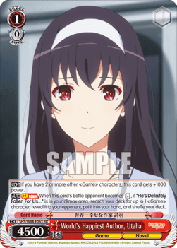 World's Happiest Author, Utaha (V.1 - Double Rare)