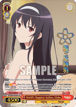 World's Happiest Author, Utaha (V.2 - Secret Rare)