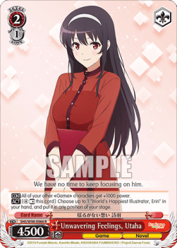 Unwavering Feelings, Utaha (V.1 - Rare)