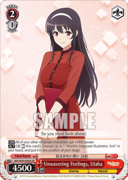 Unwavering Feelings, Utaha (V.2 - Super Rare)