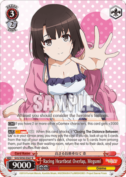 Racing Heartbeat Overlap, Megumi (V.1 - Rare)