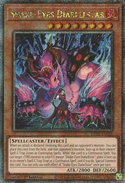 Snake-Eyes Diabellstar (V.2 - Quarter Century Secret Rare)