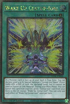 Wake Up Centur-Ion! (V.2 - Quarter Century Secret Rare)