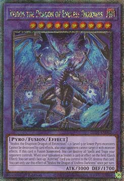 Veidos the Dragon of Endless Darkness (V.2 - Quarter Century Secret Rare)