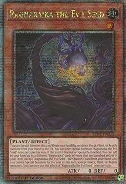 Ragnaraika the Evil Seed (V.2 - Quarter Century Secret Rare)