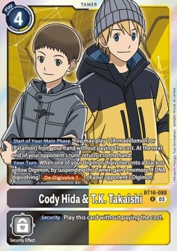 Cody Hida & T.K. Takaishi (BT16-088) (V.1)