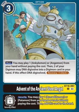 Advent of the Ancient Steel Angel (BT16-097)