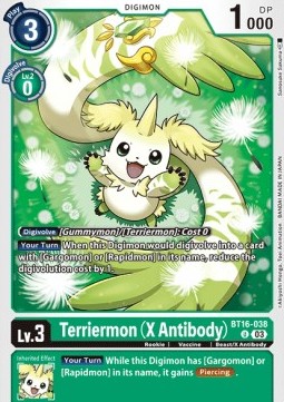 Terriermon (X Antibody) (BT16-038)