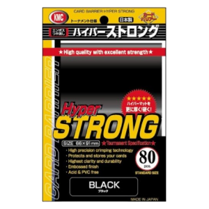 80 KMC Hyper Strong Sleeves (Black)