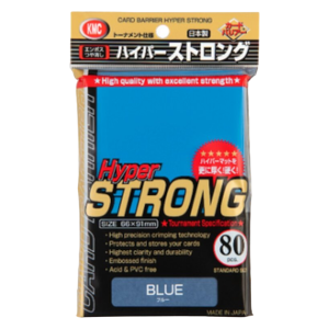 80 KMC Hyper Strong Sleeves (Blue)