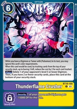 Thunderflame Crusher (BT16-100)