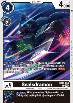 Sealsdramon (BT16-054)