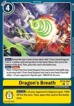 Dragon's Breath (BT16-094)