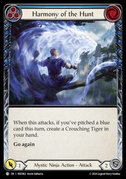 Harmony of the Hunt (Blue) (Rainbow Foil)