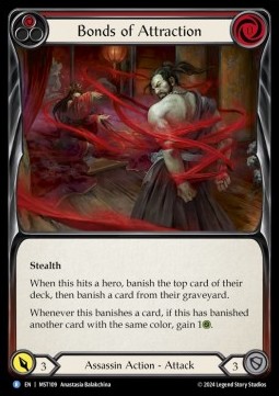 Bonds of Attraction (Red) (Rainbow Foil)