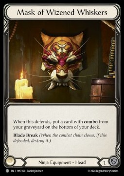 Mask of Wizened Whiskers (Cold Foil)