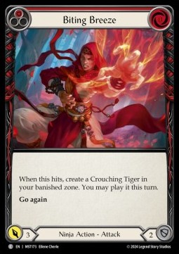 Biting Breeze (Red) (Rainbow Foil)