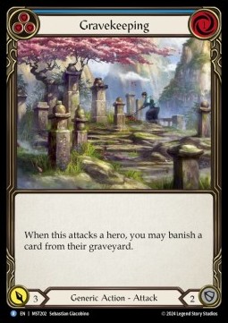 Gravekeeping (Blue) (Rainbow Foil)