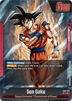 Son Goku // Son Goku (FB02-001) [Fusion World] (V.1 - Leader)