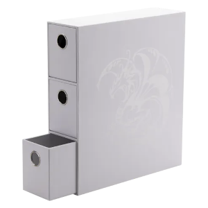 Dragon Shield Fortress Card Drawers (White)