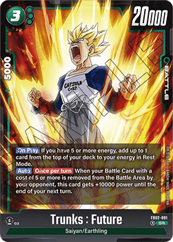 Trunks : Future (FB02-091) [Fusion World] (V.1 - Super Rare)