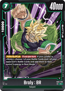 Broly : BR (FB02-096) [Fusion World]