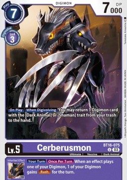 Cerberusmon (BT16-075)