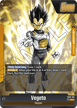 Vegeta // Vegeta (FB02-105) [Fusion World] (V.1 - Leader)