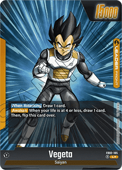 Vegeta // Vegeta (FB02-105) [Fusion World] (V.2 - Alternate Art)