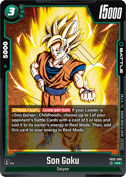 Son Goku (FB02-086) [Fusion World] (V.1 - Rare)