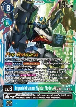 Imperialdramon: Fighter Mode Ace (BT16-027)