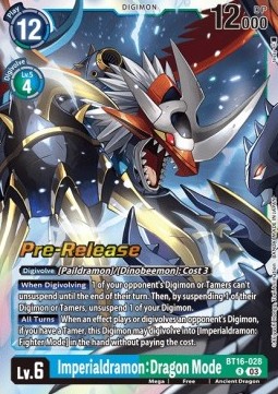 Imperialdramon: Dragon Mode (BT16-028)