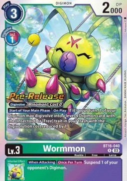 Wormmon (BT16-040)