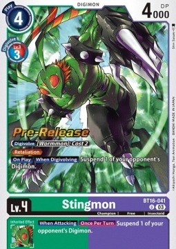 Stingmon (BT16-041)