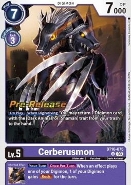 Cerberusmon (BT16-075)