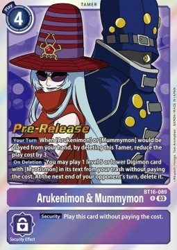 Arukenimon & Mummymon (BT16-089)