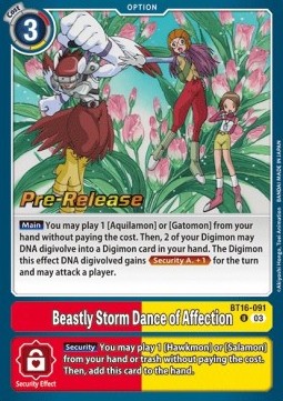 Beastly Storm Dance of Affection (BT16-091)