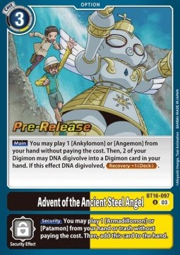 Advent of the Ancient Steel Angel (BT16-097)