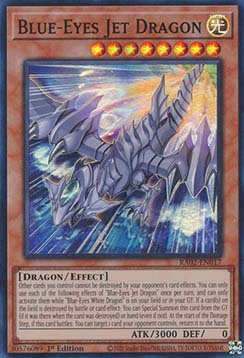 Blue-Eyes Jet Dragon (V.1 - Super Rare)