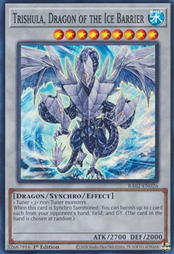 Trishula, Dragon of the Ice Barrier (V.1 - Super Rare)