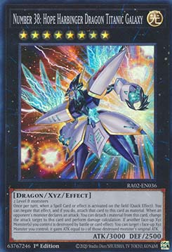 Number 38: Hope Harbinger Dragon Titanic Galaxy (V.1 - Super Rare)