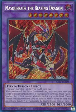 Masquerade the Blazing Dragon (V.3 - Secret Rare)