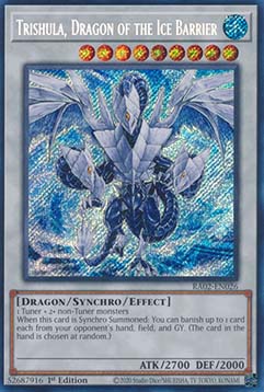 Trishula, Dragon of the Ice Barrier (V.3 - Secret Rare)